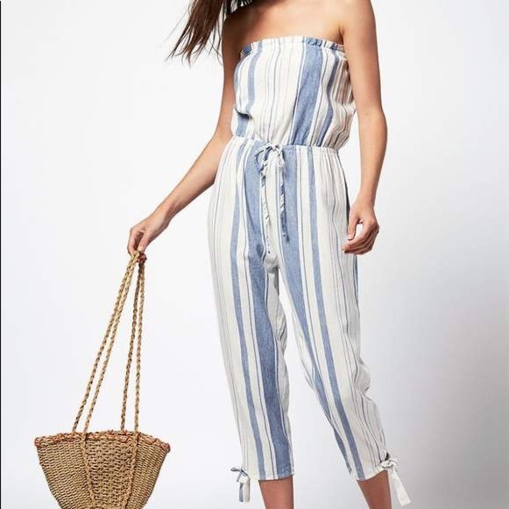 LA Hearts Pacsun Striped Jumpsuit